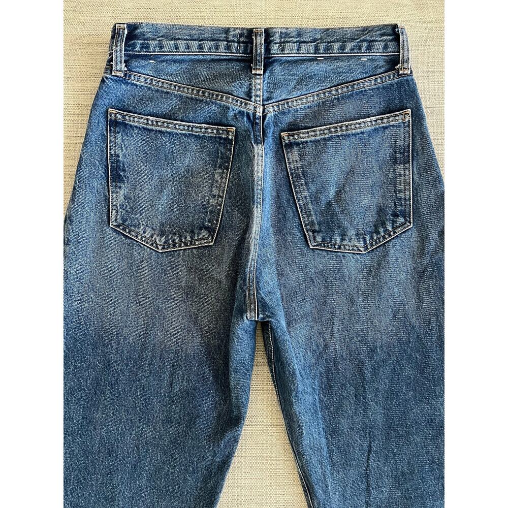 AGOLDE Luna Pieced High Rise Curved Taper Size 26 Split Barrel Jeans - Picture 8 of 8